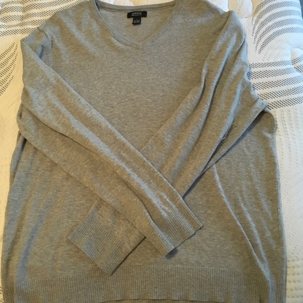 Large Alfani V Neck Sweater